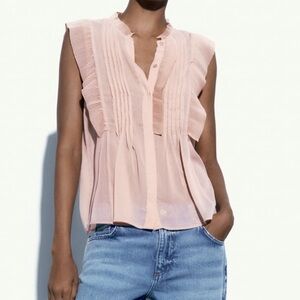 Zara pink top, small